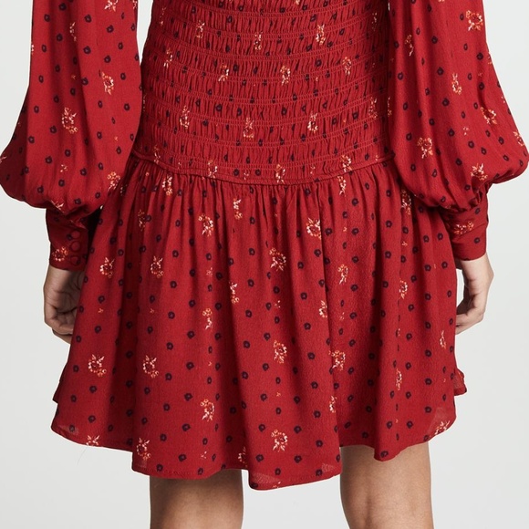 Free People Two Faces Print Mini Dress - Picture 5 of 7